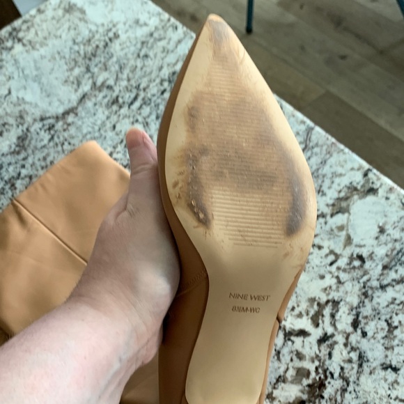 Nine West Tan Heeled Boots - Picture 5 of 8